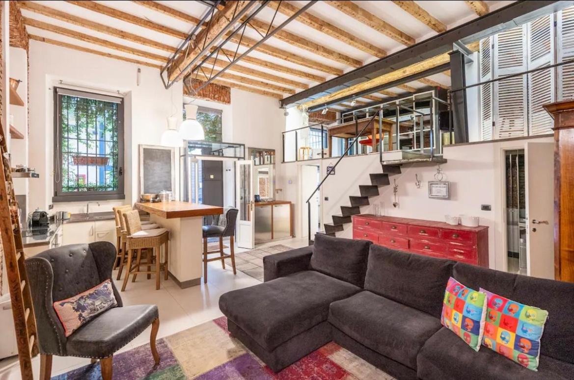 Loft Di Design Nel Cuore Di Milano Bagian luar foto