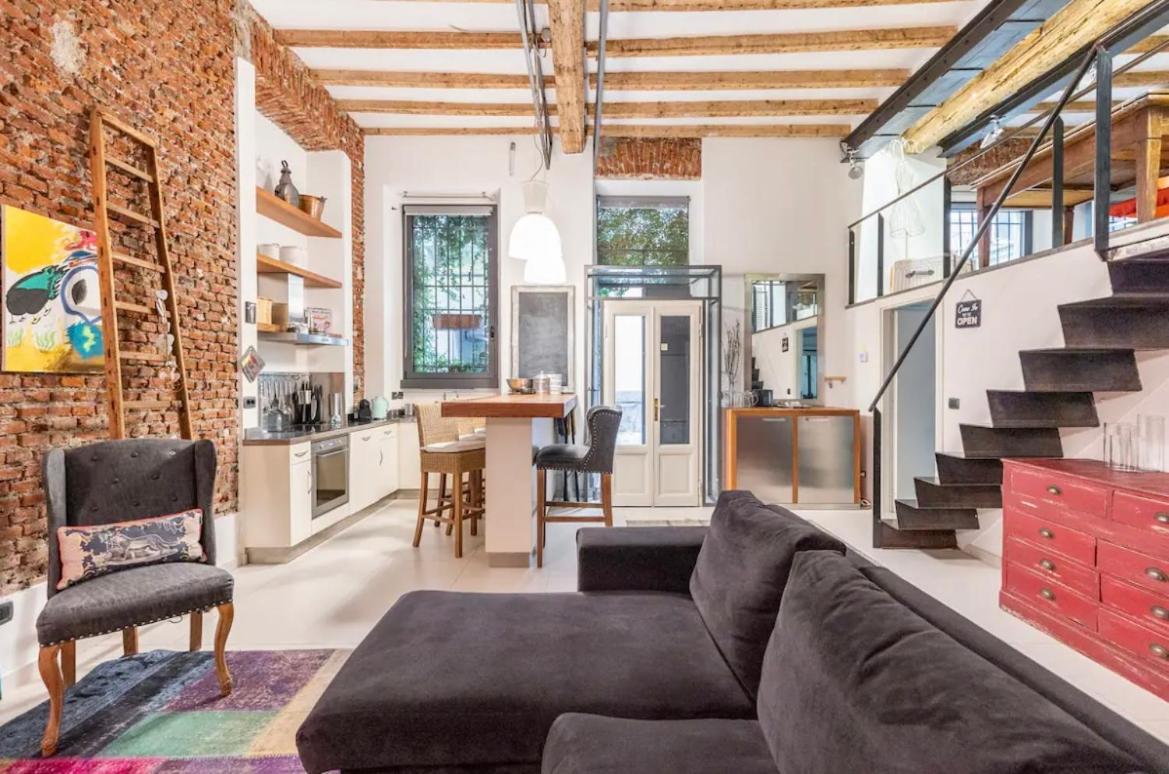 Loft Di Design Nel Cuore Di Milano Bagian luar foto